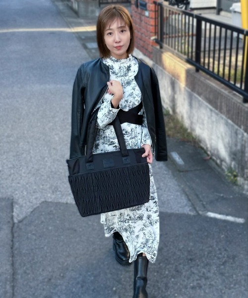 トワルドジュイ柄ハイネックフリルワンピース（マタニティウェア/グッズ）｜SweetMommy（スウィートマミー）