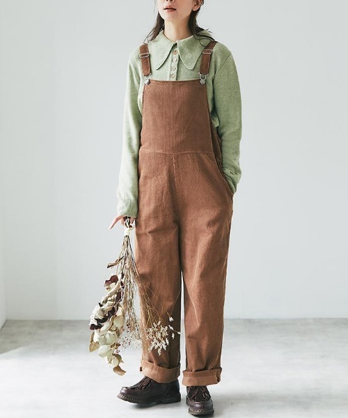 and R（アンドアール）の「ビッグカラーニットプルオーバー（ニット/セーター・レディース・ベージュ/イエロー/ブラック・FREE）」の4枚目の写真