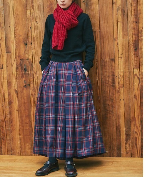 and R（アンドアール）の「ビッグカラーニットプルオーバー（ニット/セーター・レディース・ベージュ/イエロー/ブラック・FREE）」の11枚目の写真