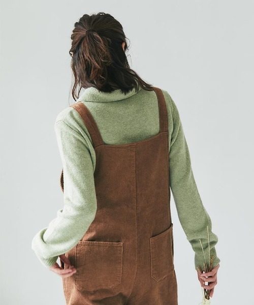 and R（アンドアール）の「ビッグカラーニットプルオーバー（ニット/セーター・レディース・ベージュ/イエロー/ブラック・FREE）」の14枚目の写真