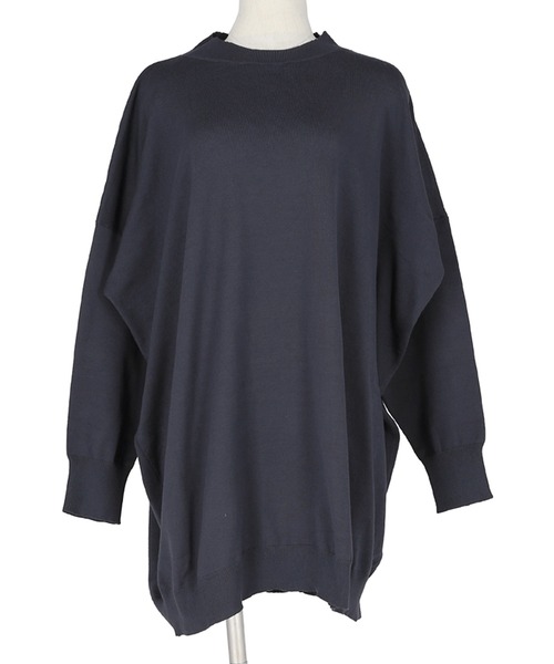 coca(coca)(コカ)の「オーバーサイズニットチュニック(チュニック・レディース・ベージュ/ネイビー/グレー・ONE SIZE)」の18枚目の写真