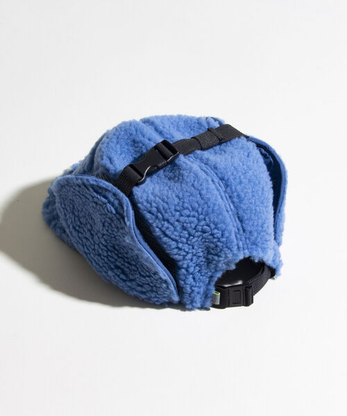 halo commodity（ハロ　コモディティー）の「【halo Commodity/ハロ コモディティー】Makalu Flap Cap ボア フリース（キャップ・メンズ・グレー/グレイッシュブルー/ブラック・FREE）」の5枚目の写真
