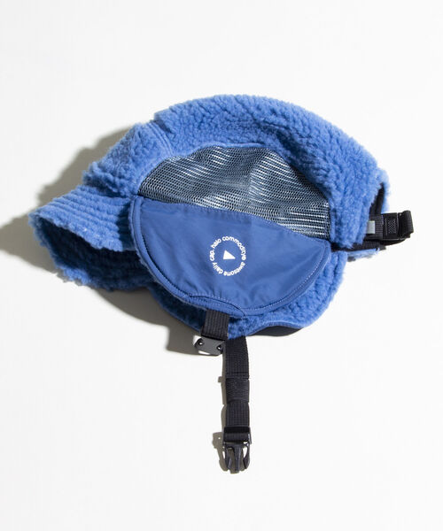 halo commodity（ハロ　コモディティー）の「【halo Commodity/ハロ コモディティー】Makalu Flap Cap ボア フリース（キャップ・メンズ・グレー/グレイッシュブルー/ブラック・FREE）」の8枚目の写真