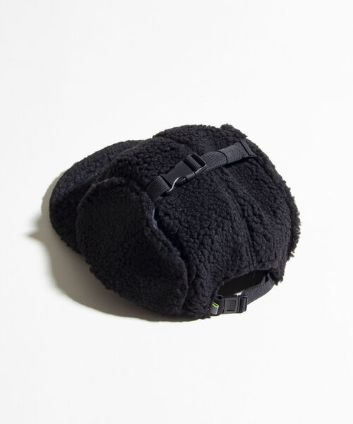 halo commodity（ハロ　コモディティー）の「【halo Commodity/ハロ コモディティー】Makalu Flap Cap ボア フリース（キャップ・メンズ・グレー/グレイッシュブルー/ブラック・FREE）」の14枚目の写真