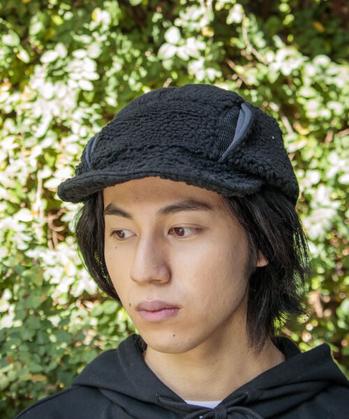 halo commodity（ハロ　コモディティー）の「【halo Commodity/ハロ コモディティー】Makalu Flap Cap ボア フリース（キャップ・メンズ・グレー/グレイッシュブルー/ブラック・FREE）」の19枚目の写真
