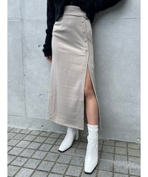 ENVYM | ボタンスリットタイトＳＫ(スカート)