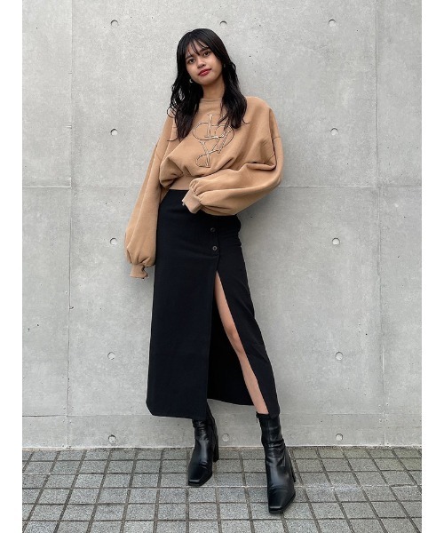 ENVYM スリットスカート ENVYM スカート スリットミニスカート : ZOZOTOWN Yahoo!店