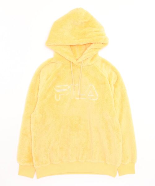 FILA ファーフーディージャケット　モコモコ　be first ビーファースト FILA - FILA ファーフーディージャケット モコモコ be first ビー