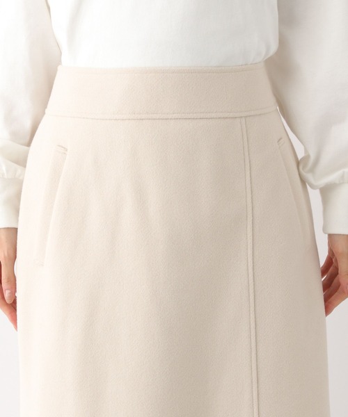 GLOBAL WORK（グローバルワーク）の「軽やかストレッチIラインスカート/123184（スカート・レディース・オフホワイト/ブラウン系その他6・MEDIUM/LARGE）」の19枚目の写真