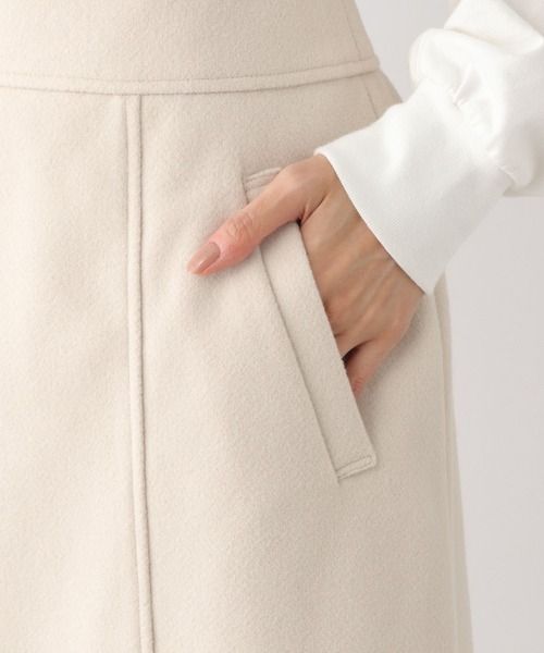 GLOBAL WORK（グローバルワーク）の「軽やかストレッチIラインスカート/123184（スカート・レディース・オフホワイト/ブラウン系その他6・MEDIUM/LARGE）」の20枚目の写真