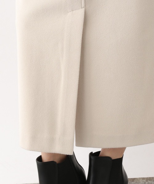 GLOBAL WORK（グローバルワーク）の「軽やかストレッチIラインスカート/123184（スカート・レディース・オフホワイト/ブラウン系その他6・MEDIUM/LARGE）」の21枚目の写真