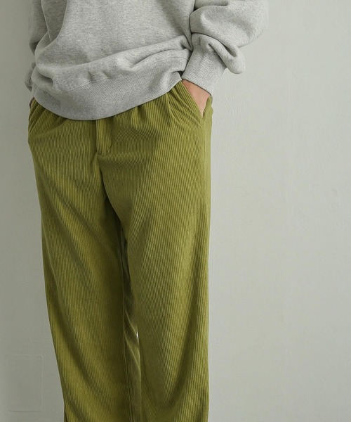 SENSE OF PLACE by URBAN RESEARCH(センスオブプレイスバイアーバンリサーチ)の「コーデュロイタックワイドパンツ(その他パンツ・メンズ・ブラウン/オリーブ/ブルー/ブラック・LARGE/MEDIUM)」の7枚目の写真