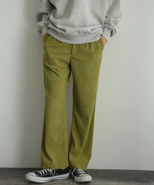 SENSE OF PLACE by URBAN RESEARCH(センスオブプレイスバイアーバンリサーチ)の「コーデュロイタックワイドパンツ(その他パンツ・メンズ・ブラウン/オリーブ/ブルー/ブラック・LARGE/MEDIUM)」の10枚目の写真