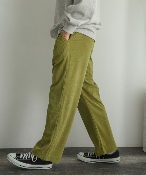 SENSE OF PLACE by URBAN RESEARCH(センスオブプレイスバイアーバンリサーチ)の「コーデュロイタックワイドパンツ(その他パンツ・メンズ・ブラウン/オリーブ/ブルー/ブラック・LARGE/MEDIUM)」の11枚目の写真