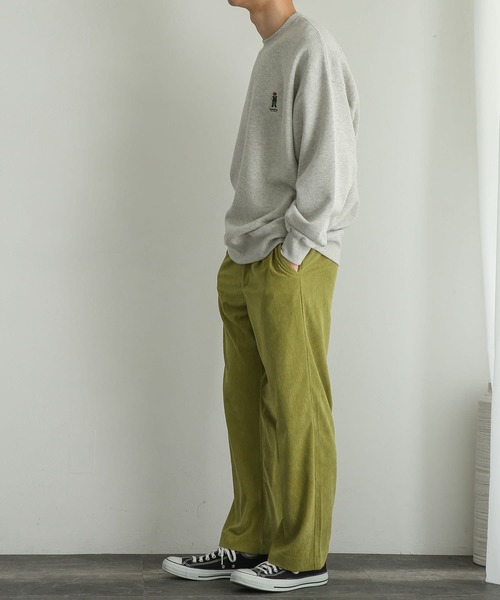 SENSE OF PLACE by URBAN RESEARCH(センスオブプレイスバイアーバンリサーチ)の「コーデュロイタックワイドパンツ(その他パンツ・メンズ・ブラウン/オリーブ/ブルー/ブラック・LARGE/MEDIUM)」の13枚目の写真