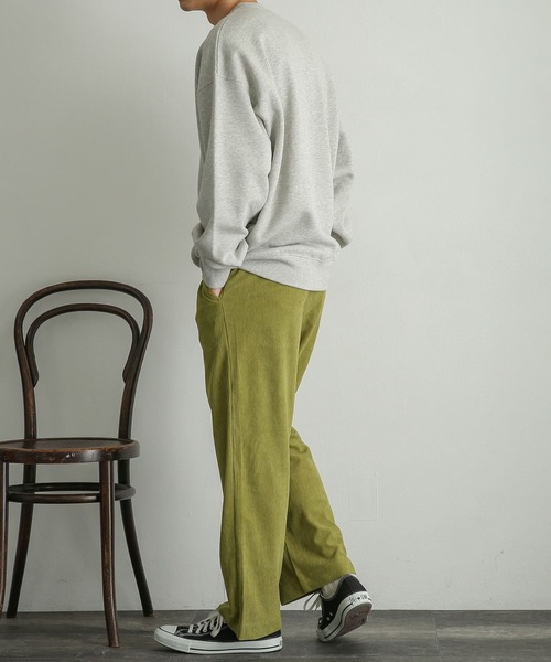 SENSE OF PLACE by URBAN RESEARCH(センスオブプレイスバイアーバンリサーチ)の「コーデュロイタックワイドパンツ(その他パンツ・メンズ・ブラウン/オリーブ/ブルー/ブラック・LARGE/MEDIUM)」の14枚目の写真