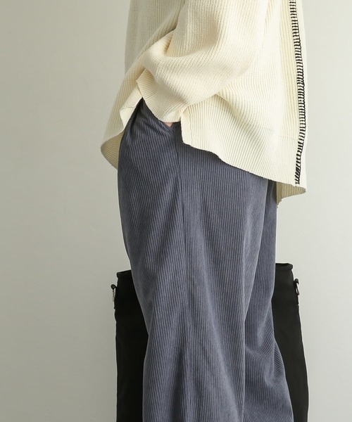 SENSE OF PLACE by URBAN RESEARCH(センスオブプレイスバイアーバンリサーチ)の「コーデュロイタックワイドパンツ(その他パンツ・メンズ・ブラウン/オリーブ/ブルー/ブラック・LARGE/MEDIUM)」の15枚目の写真