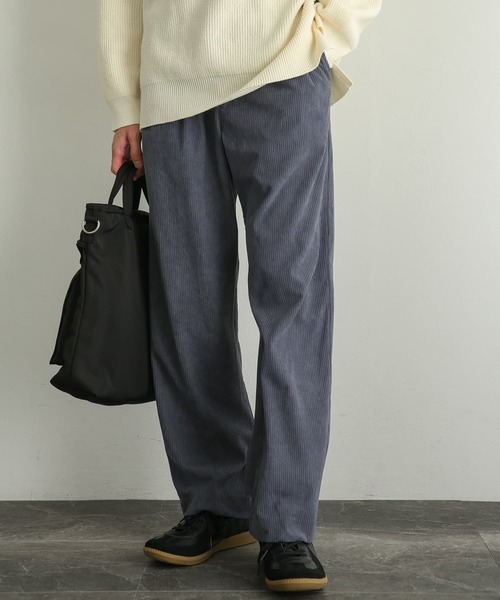 SENSE OF PLACE by URBAN RESEARCH(センスオブプレイスバイアーバンリサーチ)の「コーデュロイタックワイドパンツ(その他パンツ・メンズ・ブラウン/オリーブ/ブルー/ブラック・LARGE/MEDIUM)」の16枚目の写真
