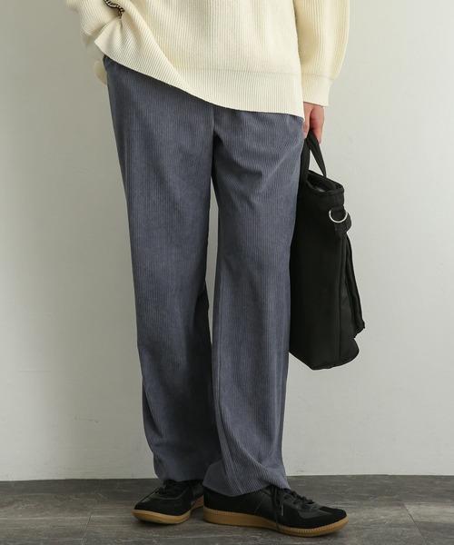 SENSE OF PLACE by URBAN RESEARCH(センスオブプレイスバイアーバンリサーチ)の「コーデュロイタックワイドパンツ(その他パンツ・メンズ・ブラウン/オリーブ/ブルー/ブラック・LARGE/MEDIUM)」の17枚目の写真