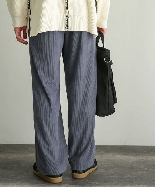 SENSE OF PLACE by URBAN RESEARCH(センスオブプレイスバイアーバンリサーチ)の「コーデュロイタックワイドパンツ(その他パンツ・メンズ・ブラウン/オリーブ/ブルー/ブラック・LARGE/MEDIUM)」の18枚目の写真