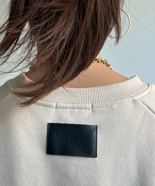 prose verse(プロズヴェール)の「バックタグオーバーサイズ裏起毛スウェット(スウェット・レディース・アイボリー/チャコール/グレー・MEDIUM)」の18枚目の写真