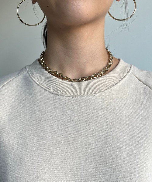 prose verse(プロズヴェール)の「バックタグオーバーサイズ裏起毛スウェット(スウェット・レディース・アイボリー/チャコール/グレー・MEDIUM)」の19枚目の写真