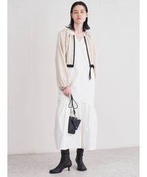 ELENDEEK | バイカラーブルゾンセットワンピース(ワンピース)