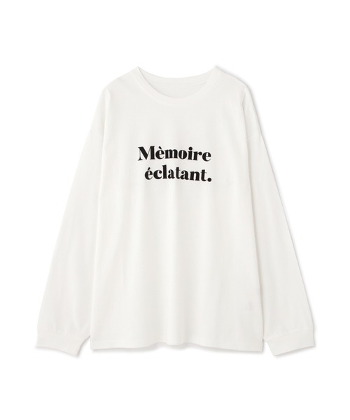 FREE'S MART（フリーズマート）の「◇フロッキーロゴロングＴシャツ（Tシャツ/カットソー・レディース・ベージュ/ホワイト・FREE）」の2枚目の写真