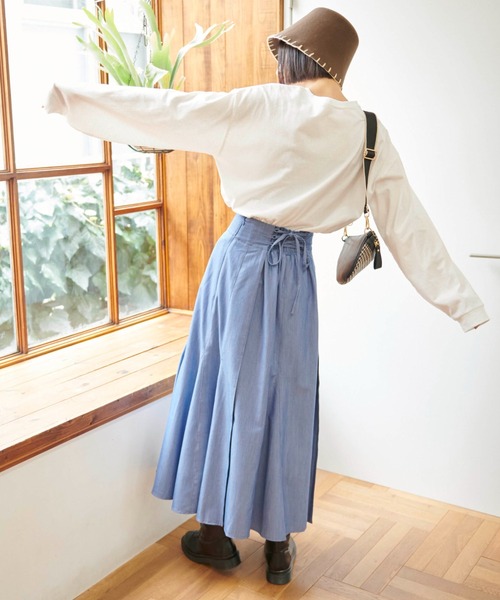 FREE'S MART（フリーズマート）の「◇フロッキーロゴロングＴシャツ（Tシャツ/カットソー・レディース・ベージュ/ホワイト・FREE）」の17枚目の写真