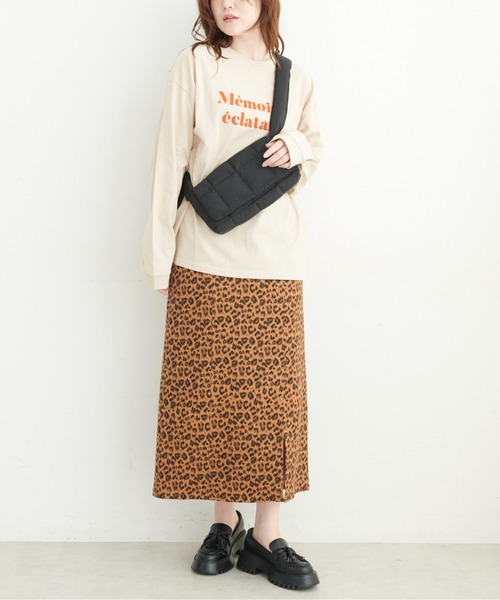 FREE'S MART（フリーズマート）の「◇フロッキーロゴロングＴシャツ（Tシャツ/カットソー・レディース・ベージュ/ホワイト・FREE）」の16枚目の写真