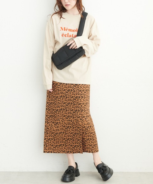 FREE'S MART（フリーズマート）の「◇フロッキーロゴロングＴシャツ（Tシャツ/カットソー・レディース・ベージュ/ホワイト・FREE）」の6枚目の写真