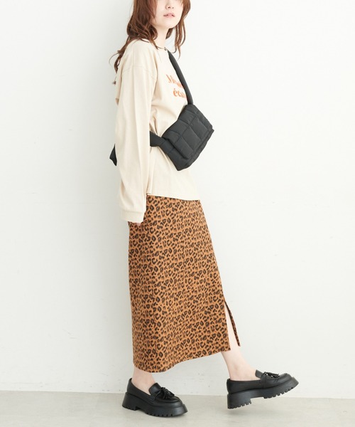 FREE'S MART（フリーズマート）の「◇フロッキーロゴロングＴシャツ（Tシャツ/カットソー・レディース・ベージュ/ホワイト・FREE）」の10枚目の写真