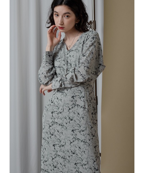 Adoon plain（アドーンプレーン）の「スタイルアップワンピース / ′22aw（ワンピース・レディース・ブラック/ライトグレー・MEDIUM/LARGE）」の13枚目の写真