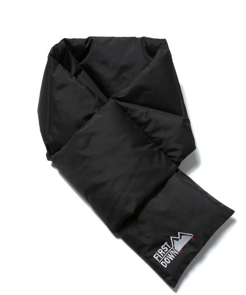 FIRST DOWN(ファーストダウン)の「【FIRST DOWN】DOWN SCARF MICROFT(マフラー・メンズ・ブラック/グリーン/イエロー・FREE)」の2枚目の写真