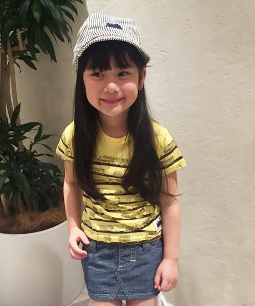 CIAOPANIC TYPY（チャオパニックティピー）の「【きかんしゃトーマス×CIAOPANIC TYPY】トーマスコラボボーダーTシャツ（Tシャツ/カットソー・キッズ・ホワイト/ネイビー/イエロー/ピンク・110/100/120/90）」の3枚目の写真