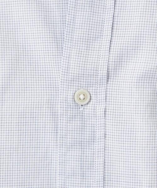 green label relaxing(グリーンレーベルリラクシング)の「FINE BASIC コットン シルク ビッグ ボタンダウン チェック シャツ(シャツ/ブラウス・メンズ・ホワイト/グレー/ベージュ・XL/XXL/S/L/M)」の21枚目の写真