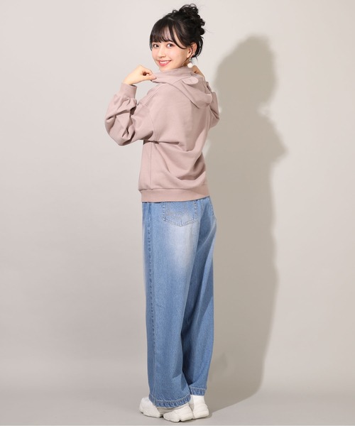 PINKHUNT(ピンクハント)の「PINKHUNT くま耳フードパーカー 7798K(パーカー・キッズ・ホワイト/ベージュ/スカイブルー系1・140cm/160cm/150cm/130cm)」の10枚目の写真