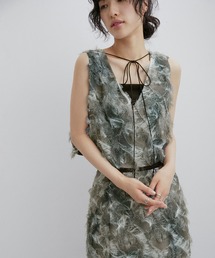 ADAM ET ROPE'（アダムエロペ）の「【セットアップ対応】フリンジプリントTOPS（その他トップス）」