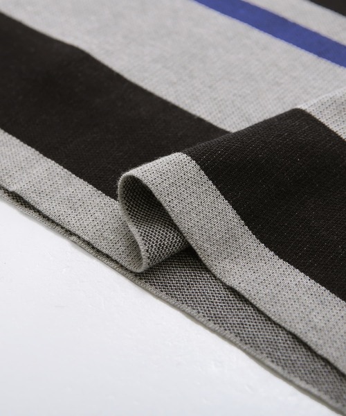 osharewalker（オシャレウォーカー）の「【廃盤】『マルチボーダー柄ニットスカート』（スカート・レディース・杢グレー/パープル・2/1）」の21枚目の写真