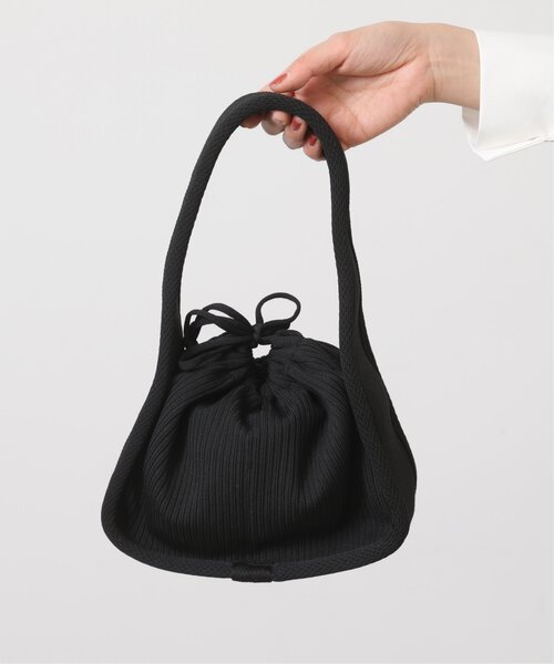 RAY CASSIN(レイカズン)の「ワンショルダーリブバッグ(ハンドバッグ・レディース・ブラック/ブルー/キナリ・FREE)」の8枚目の写真