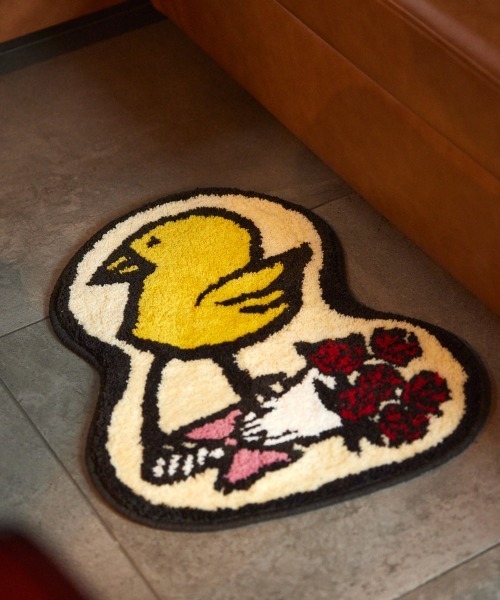 【セール】rehacer : × DISKAH Killy Bird Rug Mat / × ディスカ キリーバード ラグマット（ラグ/マット）｜rehacer（レアセル） 8,910円