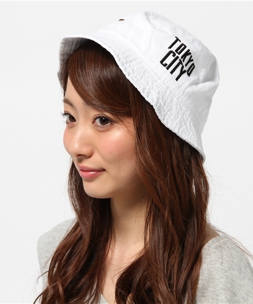 Another Edition（アナザーエディション）の「softcreamバケットハット/softcream BUCKET HAT（ハット・レディース・ホワイト/ネイビー・フリー）」の10枚目の写真