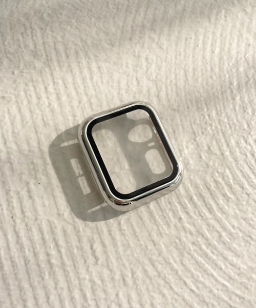 Me%（ミィパーセント）の「AppleWatch液晶フルカバー（デジタル腕時計・レディース・ピンク/ブラック/グレー・41/40/38）」の3枚目の写真