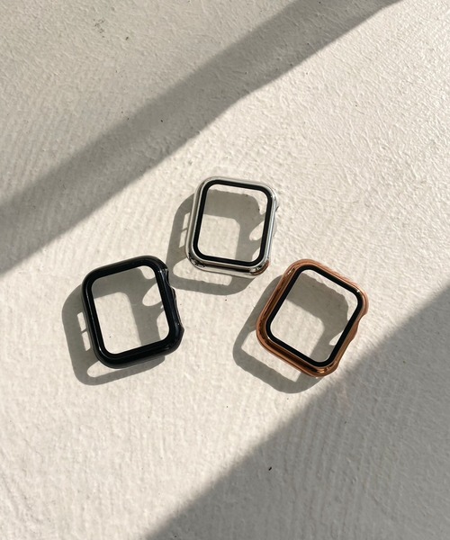 Me%（ミィパーセント）の「AppleWatch液晶フルカバー（デジタル腕時計・レディース・ピンク/ブラック/グレー・41/40/38）」の6枚目の写真