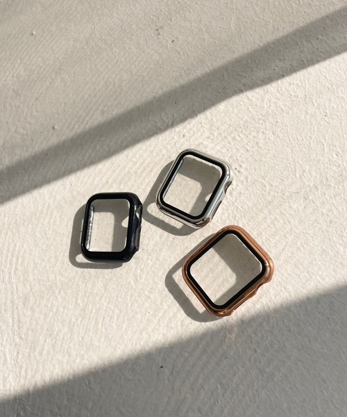 Me%（ミィパーセント）の「AppleWatch液晶フルカバー（デジタル腕時計・レディース・ピンク/ブラック/グレー・41/40/38）」の7枚目の写真