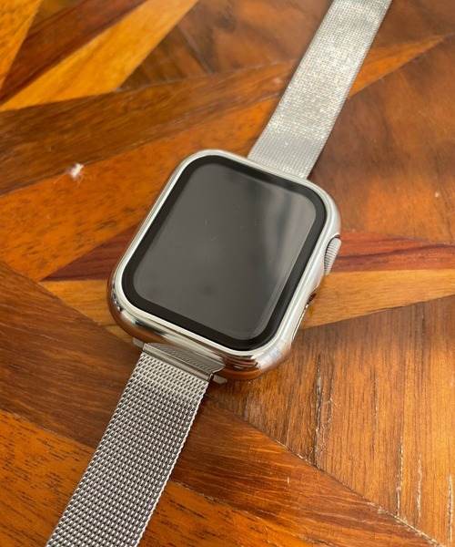 Me%（ミィパーセント）の「AppleWatch液晶フルカバー（デジタル腕時計・レディース・ピンク/ブラック/グレー・41/40/38）」の14枚目の写真