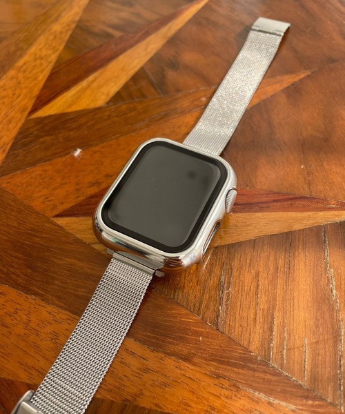 Me%（ミィパーセント）の「AppleWatch液晶フルカバー（デジタル腕時計・レディース・ピンク/ブラック/グレー・41/40/38）」の15枚目の写真