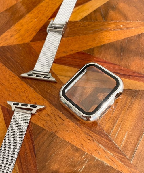 Me%（ミィパーセント）の「AppleWatch液晶フルカバー（デジタル腕時計・レディース・ピンク/ブラック/グレー・41/40/38）」の16枚目の写真