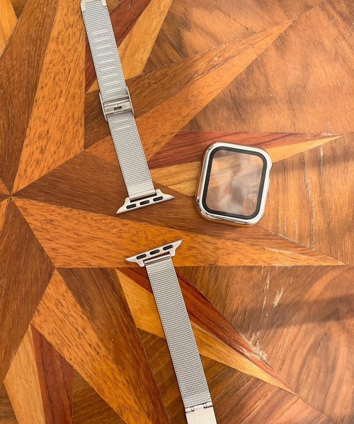 Me%（ミィパーセント）の「AppleWatch液晶フルカバー（デジタル腕時計・レディース・ピンク/ブラック/グレー・41/40/38）」の17枚目の写真