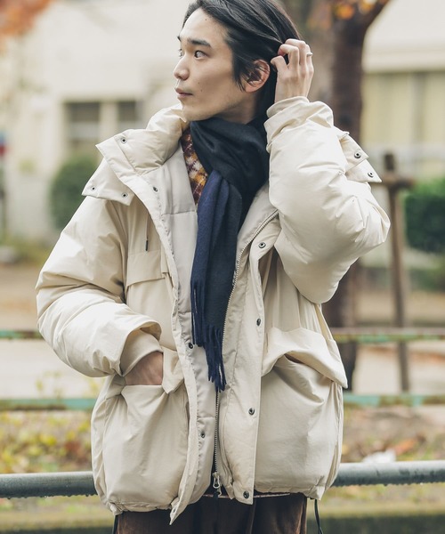 URBAN RESEARCH Sonny Label（アーバンリサーチサニーレーベル）の「リバーシブルウールマフラー（マフラー・メンズ・ネイビー/ブラック/レッド系その他/グリーン・ONE）」の7枚目の写真